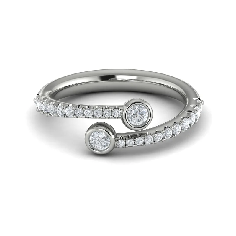 Diamond Double Wrap Ring