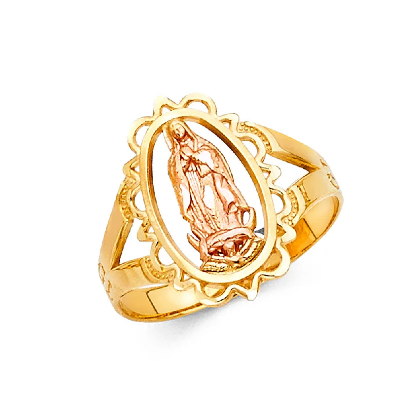 Women’s oval gemstone rings-14K GUADALUPE RINGS