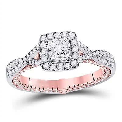 Women’s fashion rings-1 1/3CT DIAMOND 1/2CT CPR BRIDAL RING CERTIFIED