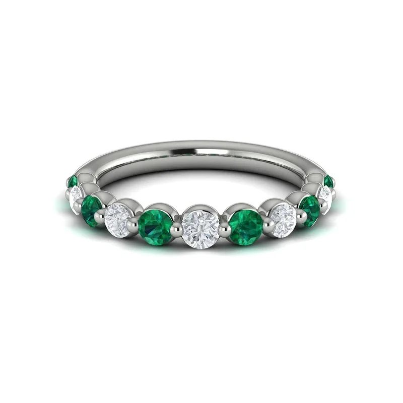 Diamond and Emerald Ring