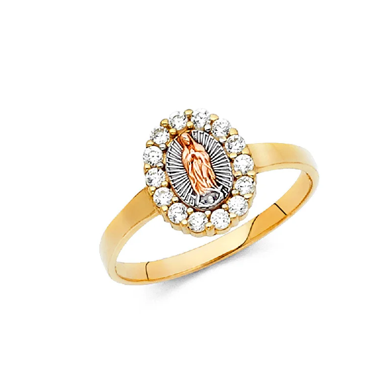 Women’s chic rings-14K GUADALUPE CZ RINGS