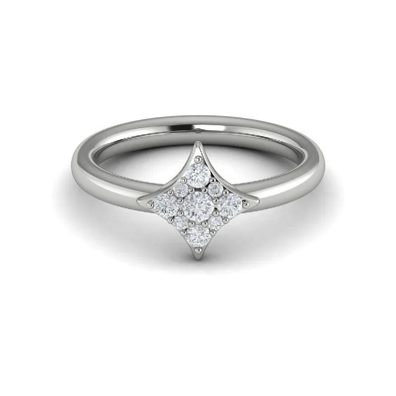 Diamond Cluster Vlora Star Ring