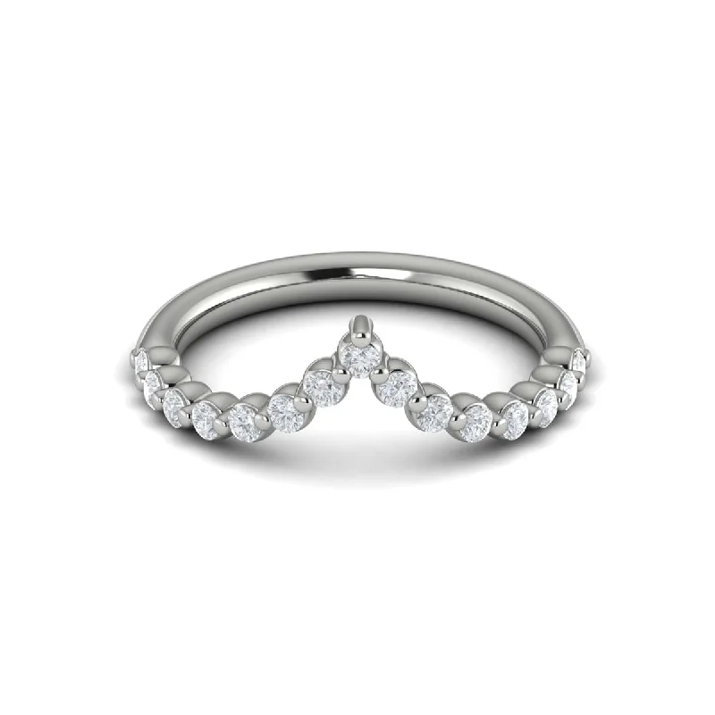 Diamond  Chevron Ring