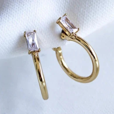 Women’s layered earrings-Kinsey Designs | Darra Mini Hoop Earrings in Gold