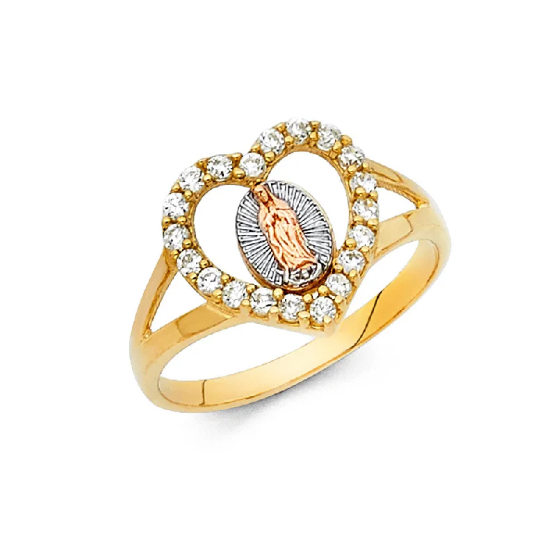 Women’s infinity engagement rings-14KT GUADALUPE CZ RINGS