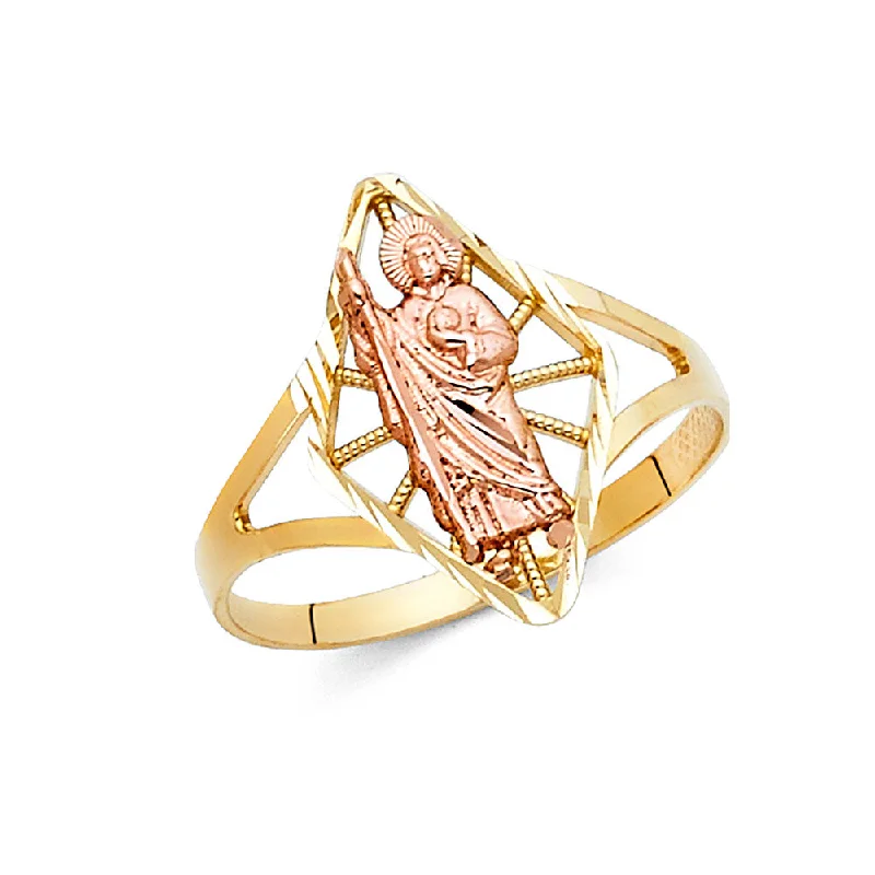 Women’s stylish rings-14K  St. Jude San Judas Ring