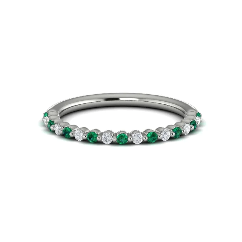 Diamond and Emerald Ring