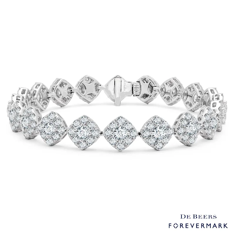 Women’s stackable bracelets-Forevermark Diamond Center of My Universe Bracelet in 18kt White Gold (8 1/3ct tw)