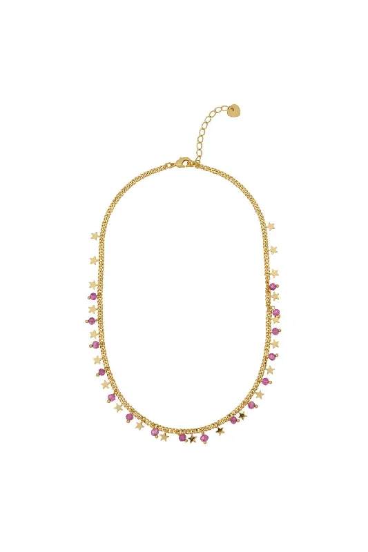 Women’s choker necklaces-Ryann Lilac Necklace