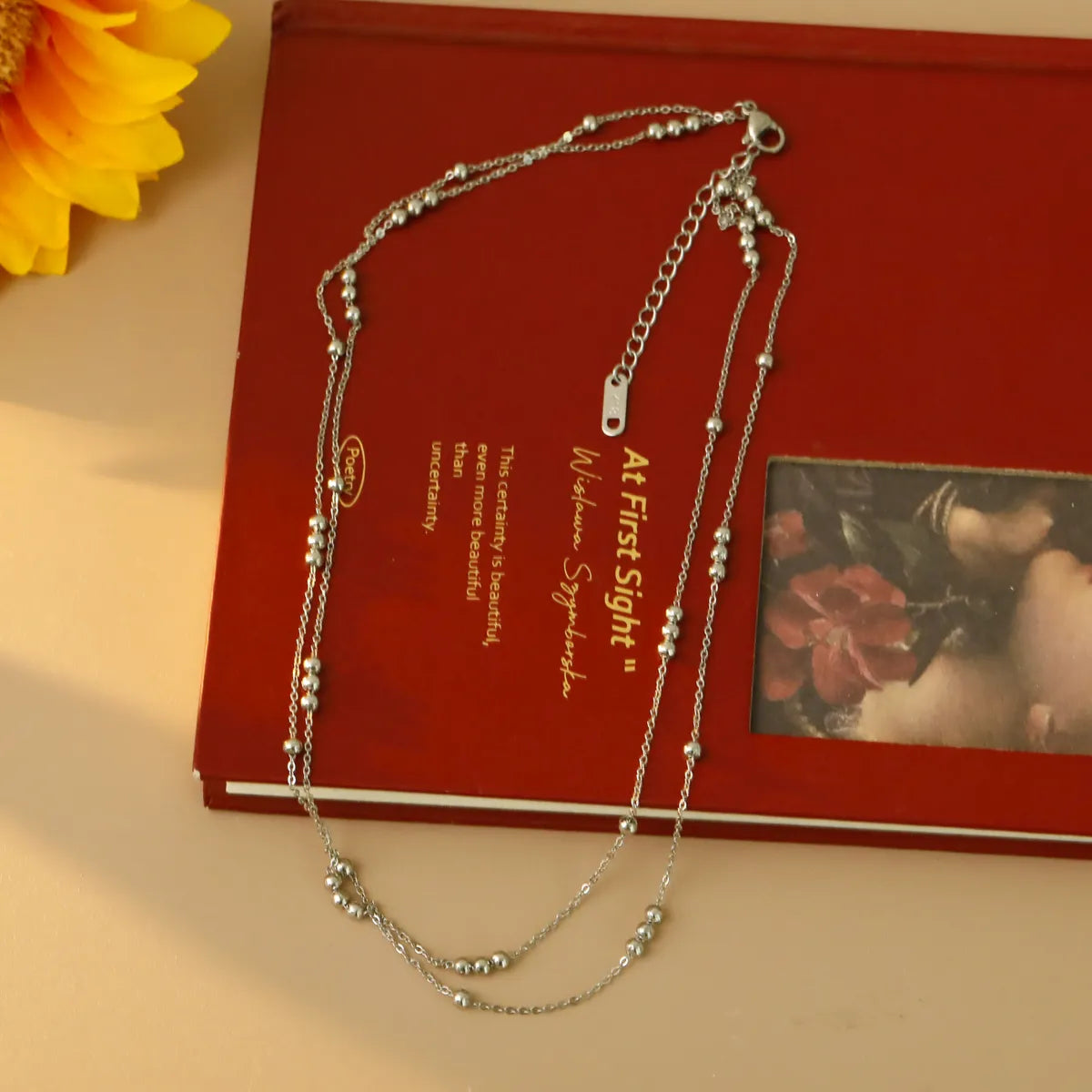 Silver Bead Necklace