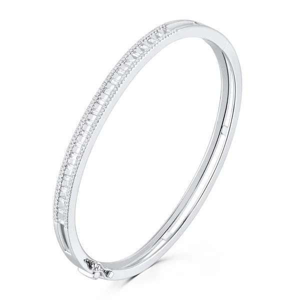 Women’s tropical bracelets-LUVENTE - DIAMOND BANGLE BRACELET