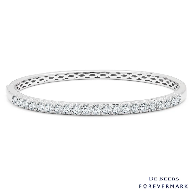 Women’s tennis and charm bracelets-Forevermark Diamond Bangle Bracelet in 18kt White Gold (2 1/2ct tw)