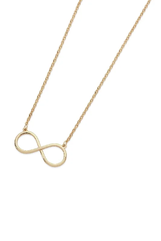 Women’s silver necklaces-Simple Infinity Pendant