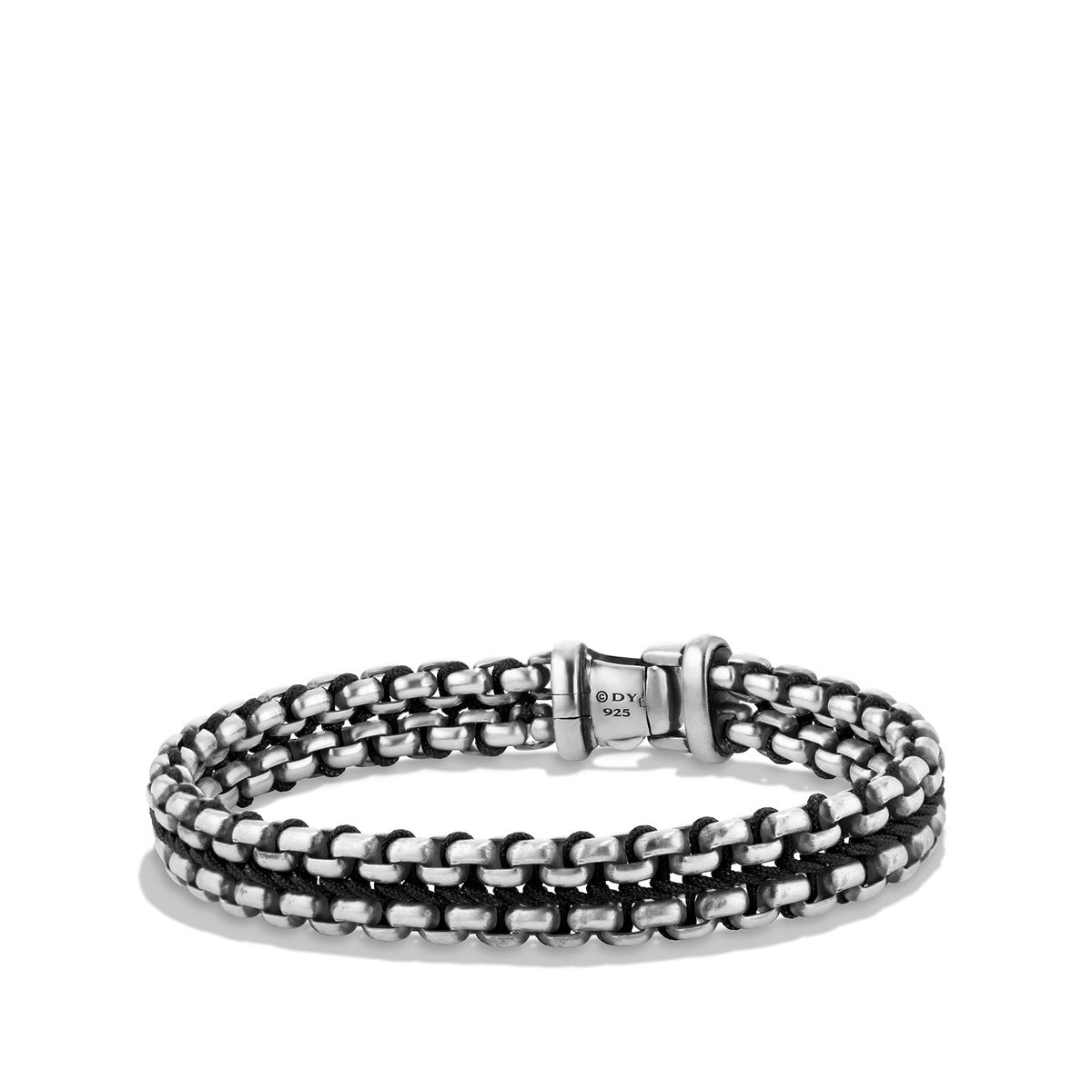 Women’s engraved bracelets-David Yurman 12mm Woven Bracelet