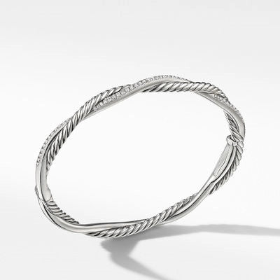 Women’s gemstone bangle bracelets-David Yurman 4.4 mm Petite Infinity Bracelet