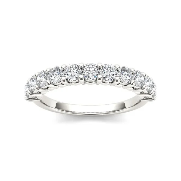 Women’s platinum wedding engagement rings-De Couer 14k White Gold 1 3/4ct TDW Diamond Wedding Band