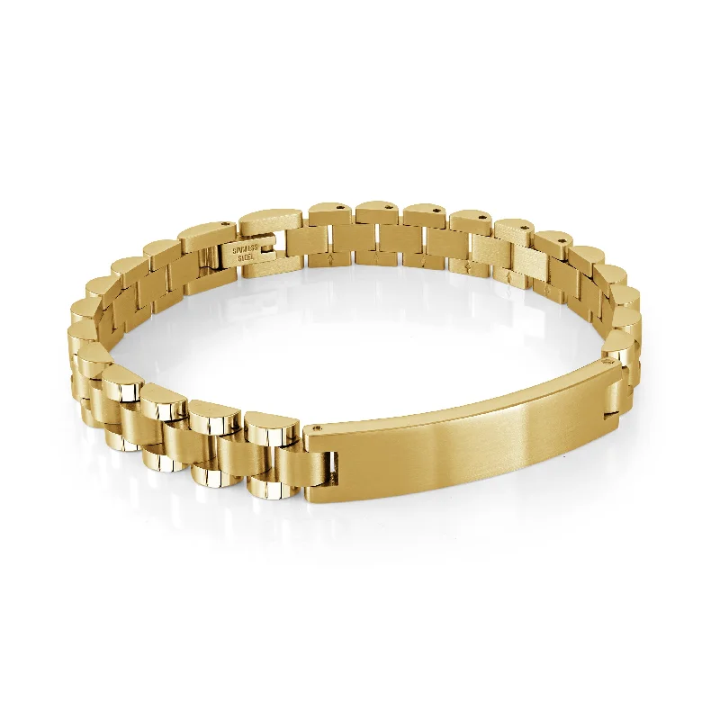 Women’s zodiac bracelets-ROLEX STYLE ID BRACELET