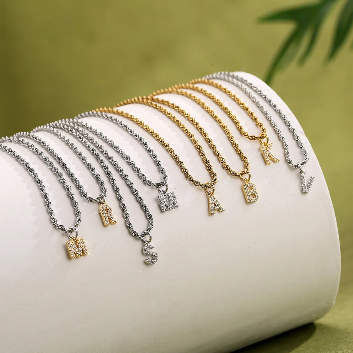 Women’s layered charm necklaces-Stainless Steel Plating