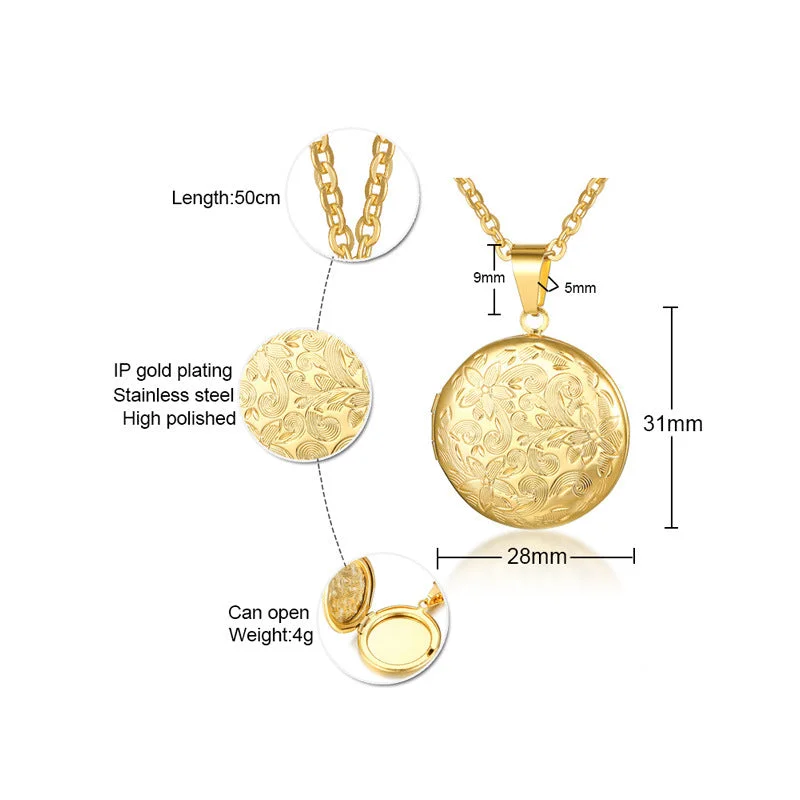 PN-1193 Gold Pendant with Chain