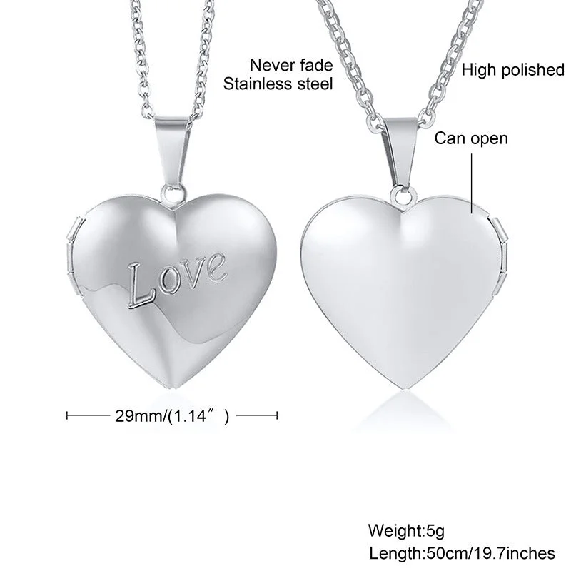 PN-1144 S Steel Pendant with Chain