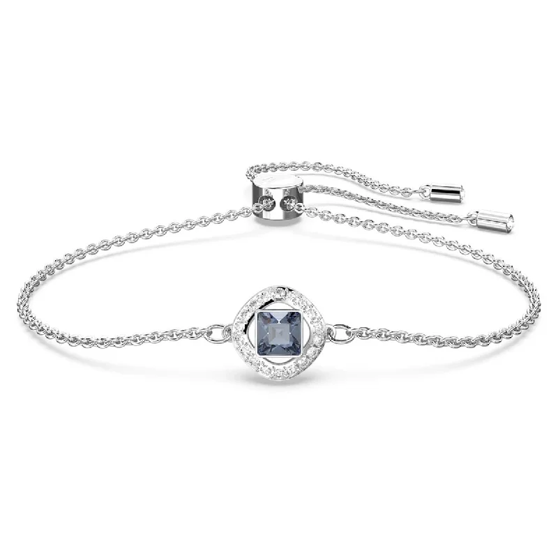 Women’s cuff bangles-Swarovski Crystal Blue Angelic Bracelet