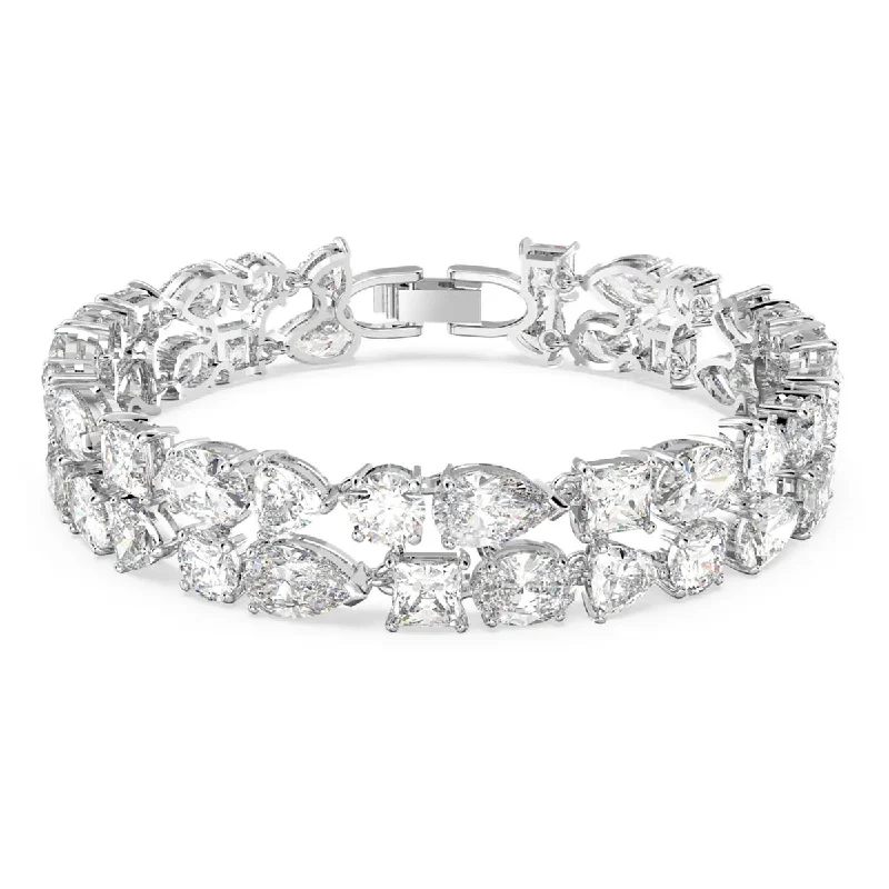 Women’s luxury bracelets-Swarovski Crystal Deluxe Tennis Bracelet