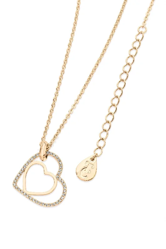 Women’s luxurious pearl necklaces-Floating Heart Pendant