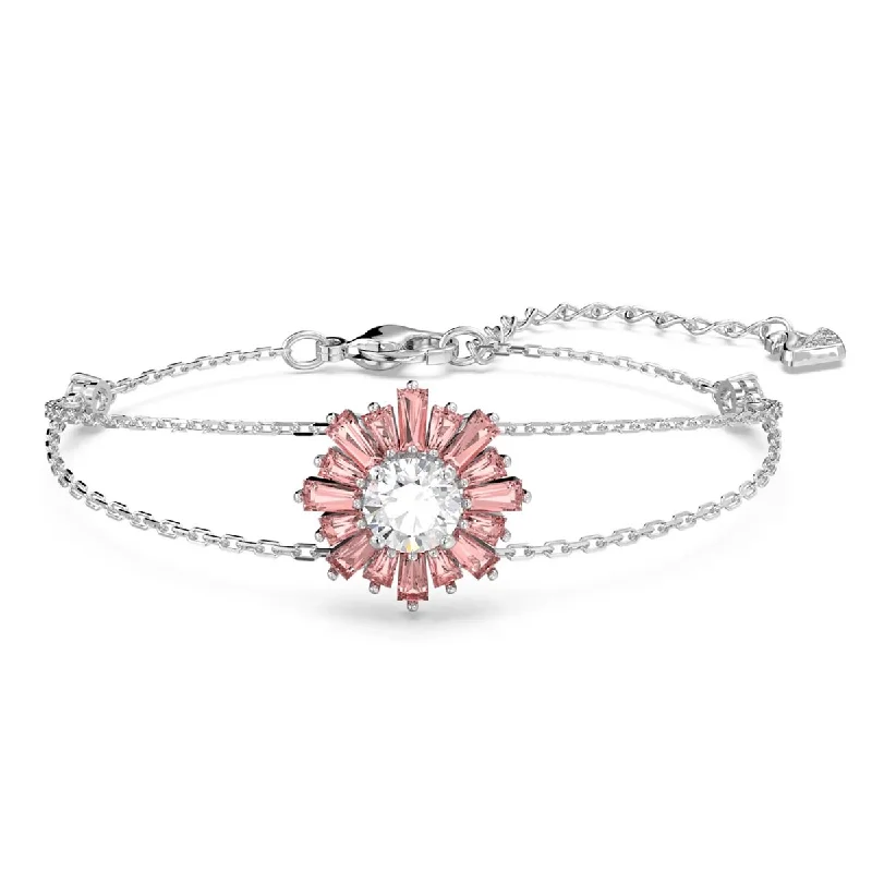 Women’s boho bracelets-Swarovski Crystal Pink Sunshine Bracelet