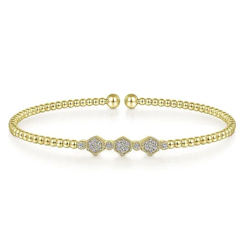 Women’s bangle bracelets-GABRIEL - DIAMOND BANGLE BRACELET