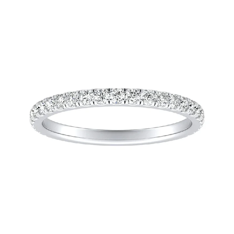 Women’s eternity band engagement rings-Auriya 1/3ctw Stackable Diamond Wedding Band 14k Gold