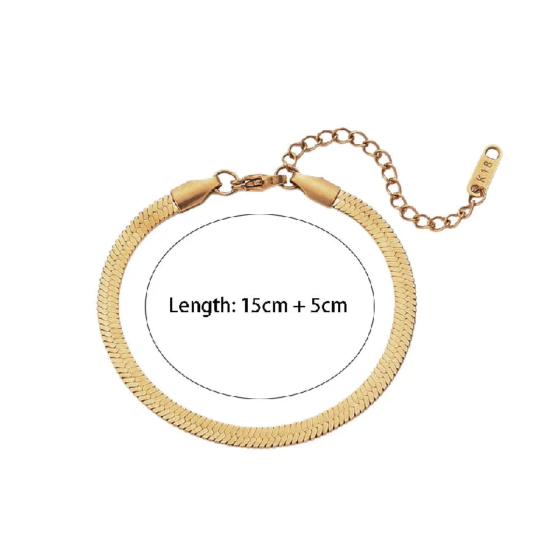 Single Layer Bracelet-Gold