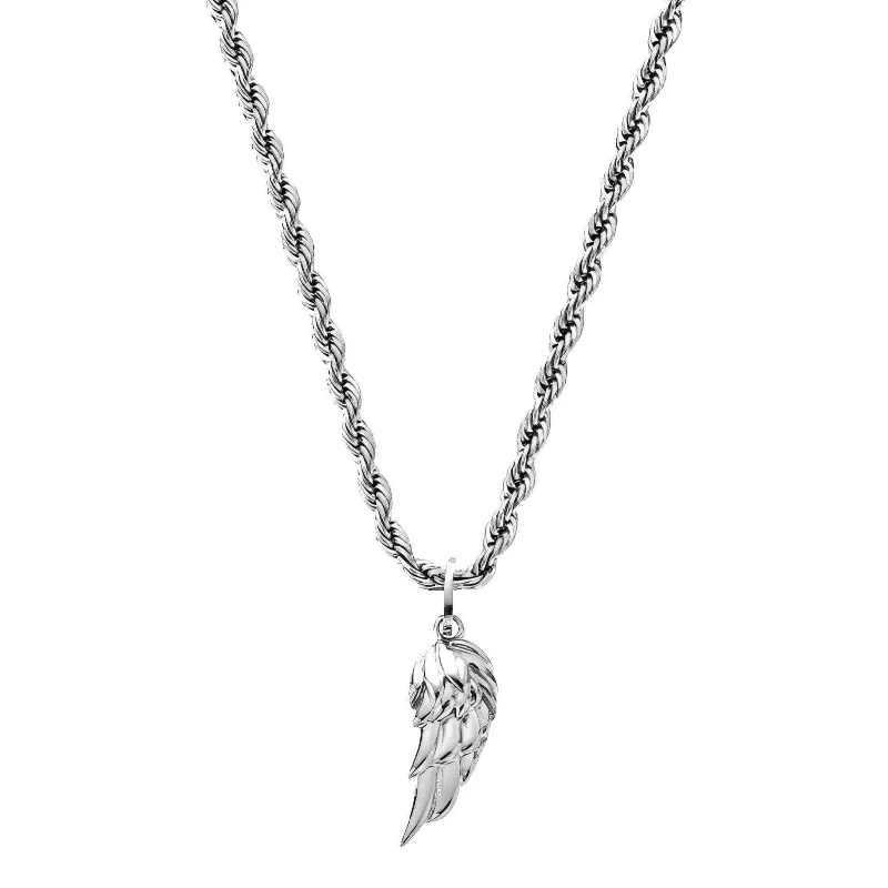 Women’s simple gold necklaces-Wing Necklace