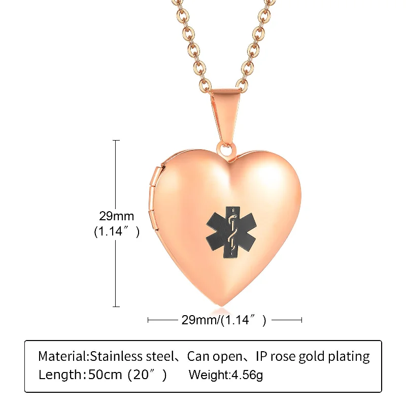 N-1255r01 Rose Gold Pendant with Chain