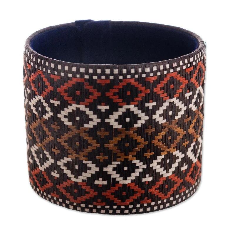 Women’s colorful bracelets-Novica Handmade Dance Of Gratitude Natural Fiber Cuff Bracelet