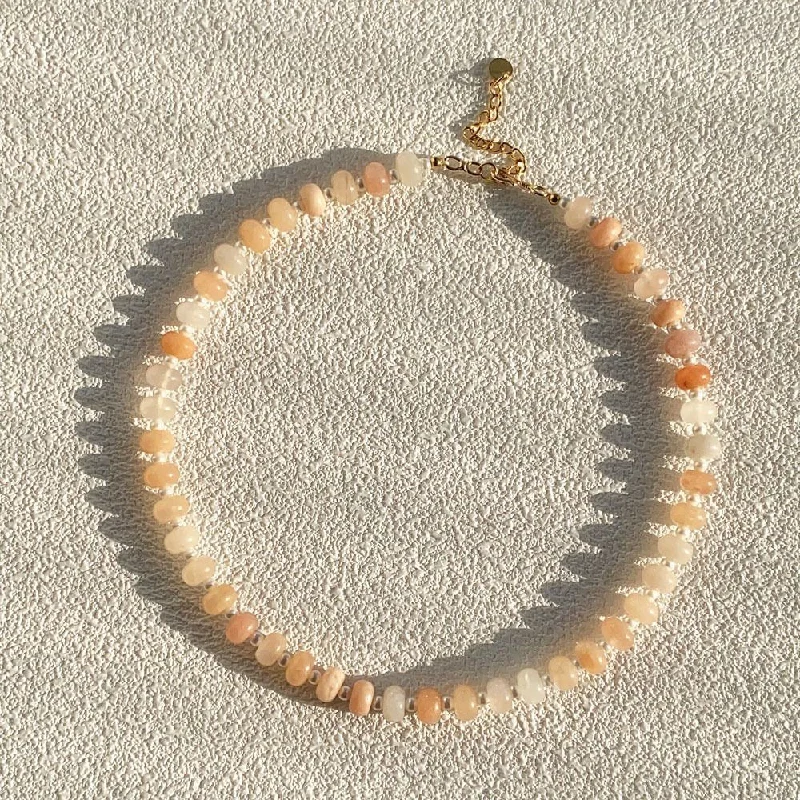 Shell Pearls Spacer Beads 38 5cm Necklace