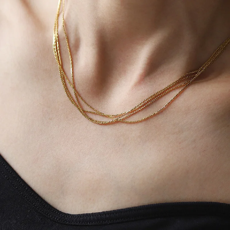 One Gold Necklace