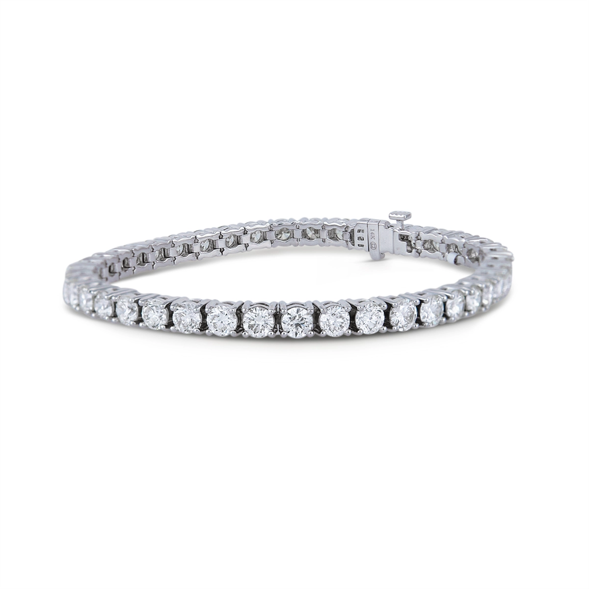 Women’s matching bracelets-14K White Gold Diamond Tennis Bracelet